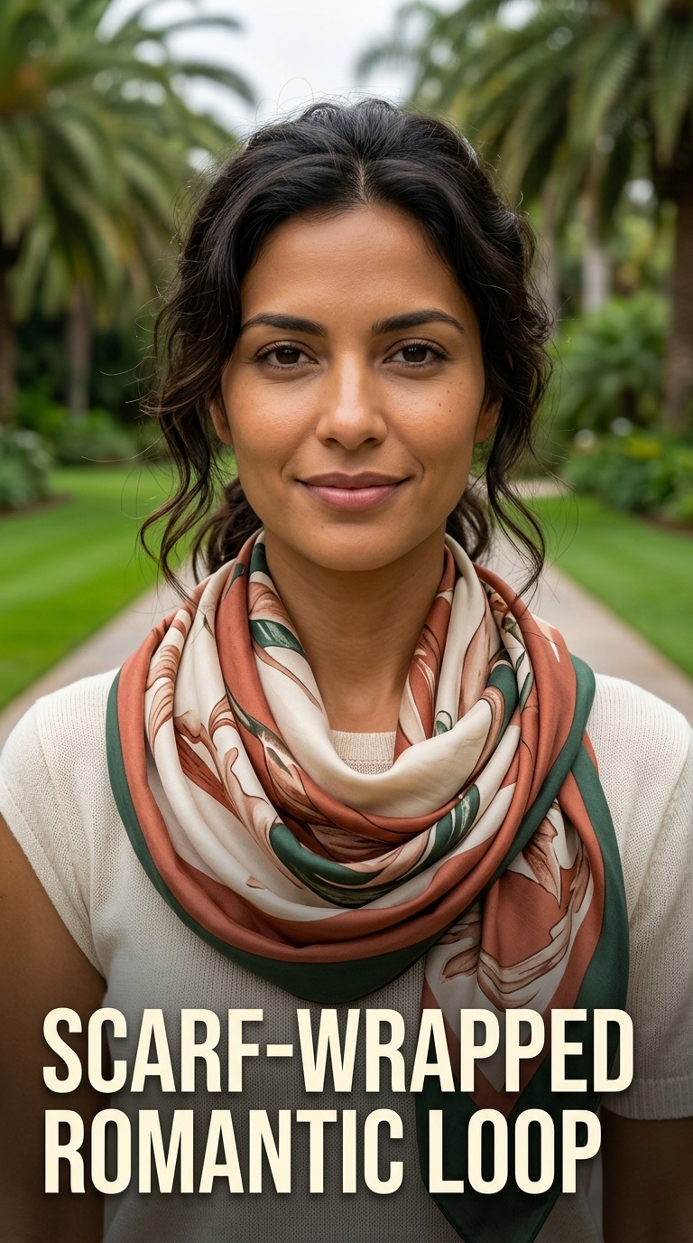 Scarf-Wrapped Romantic Loop