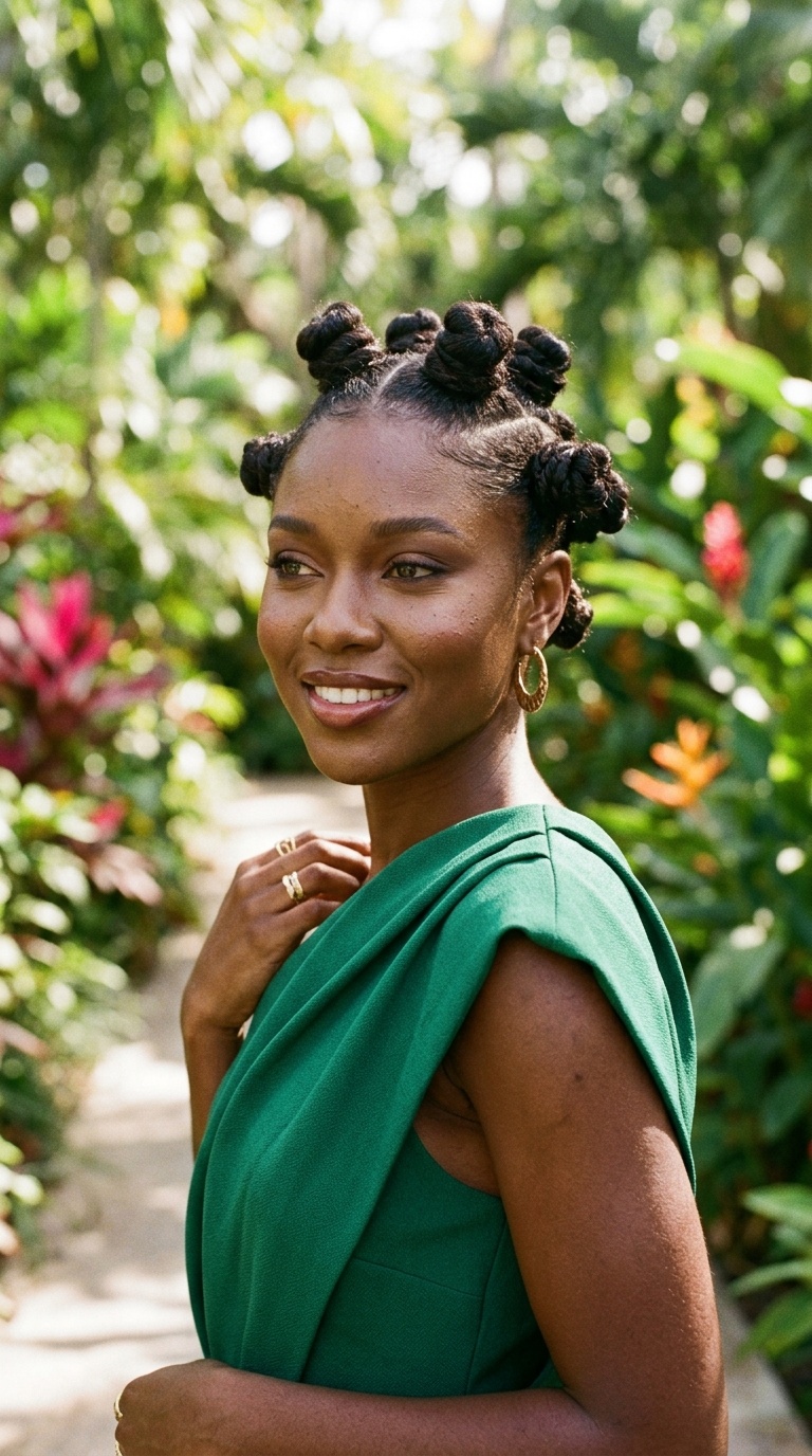Sculpted Bantu Knots