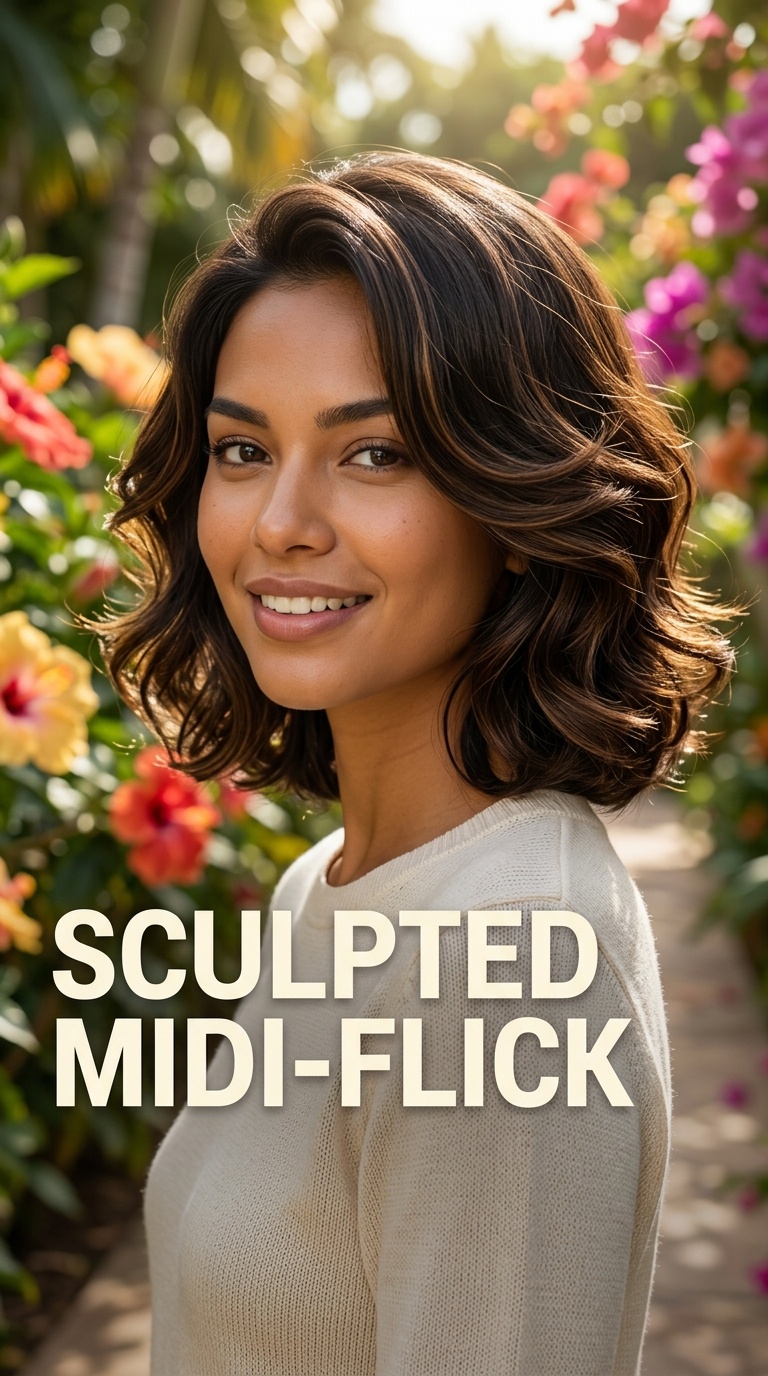 Sculpted Midi-Flick