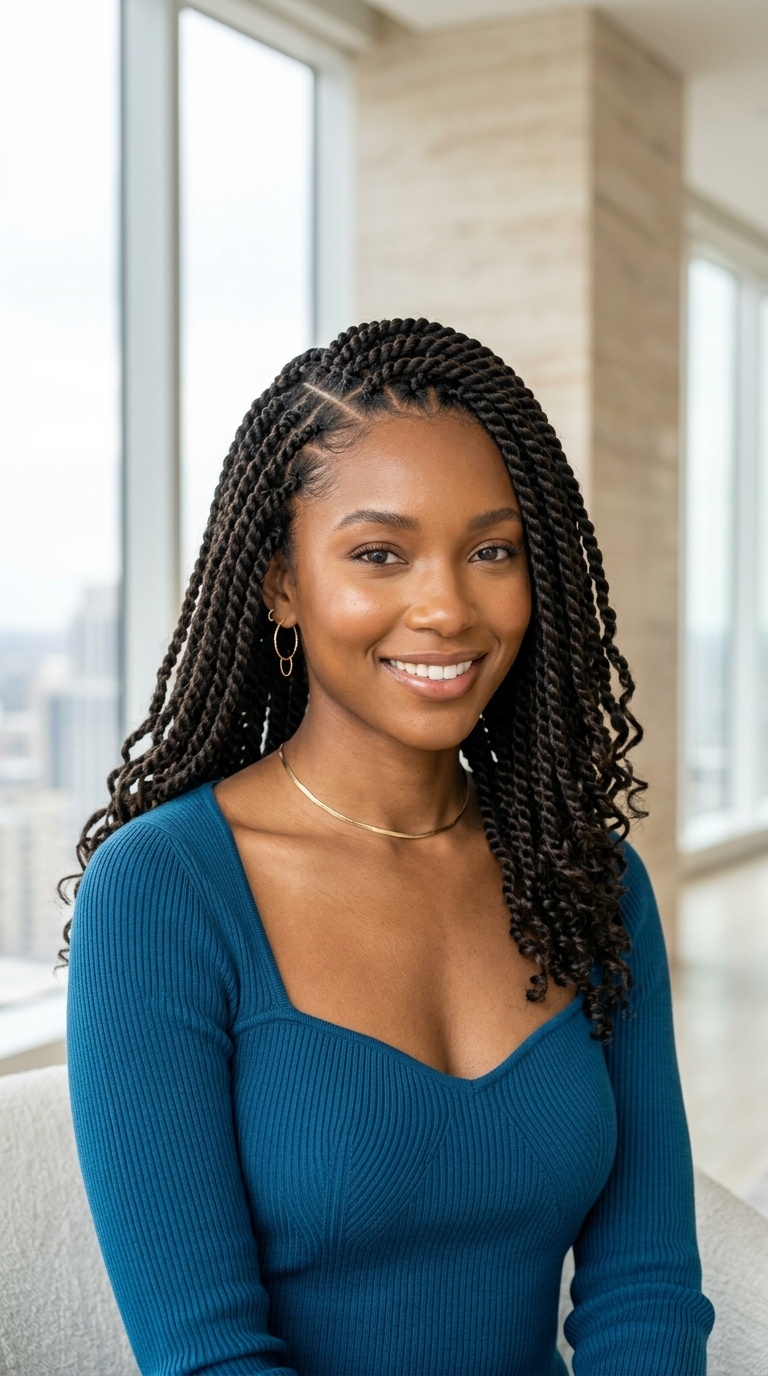 Senegalese Twists Protective Style