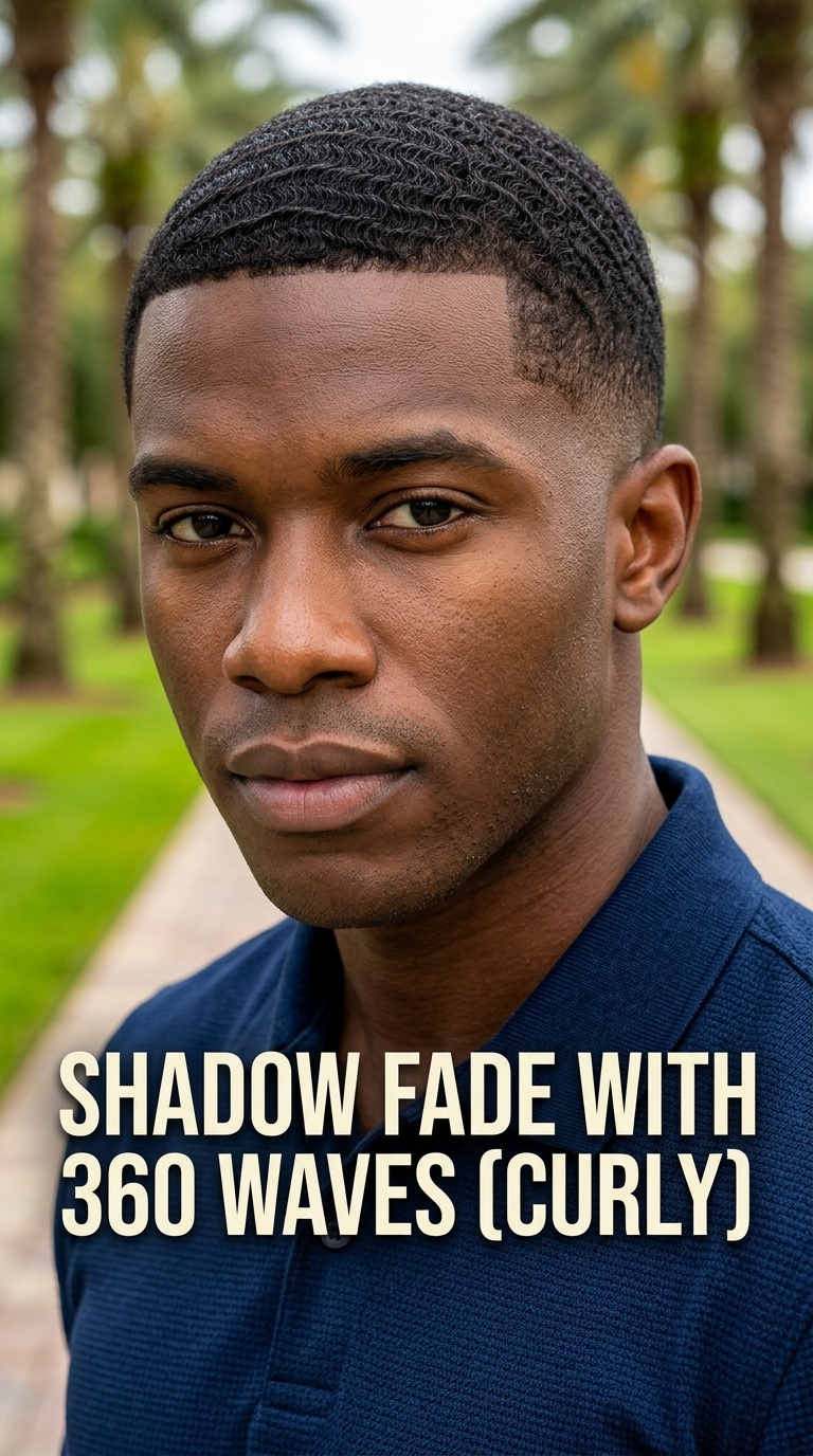 Shadow Fade with 360 Waves (Curly)