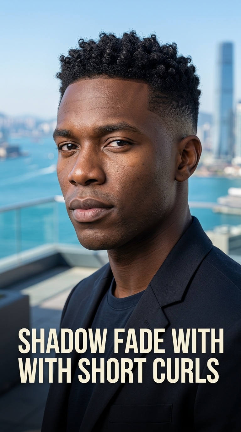 Shadow Fade with Short Curls