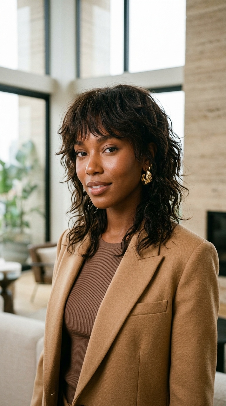 Shag Haircut For Black Women