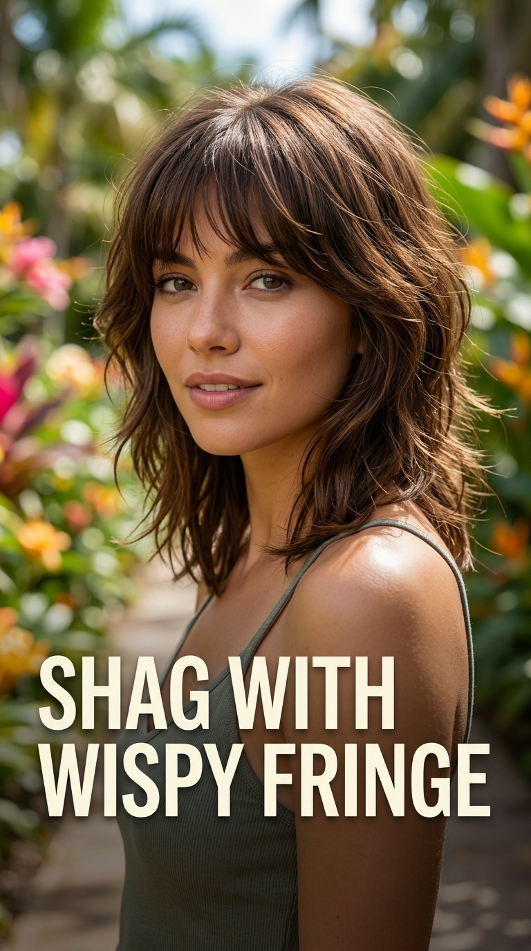 Shag with Wispy Fringe