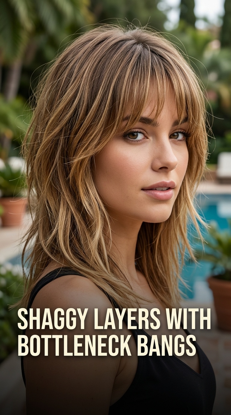Shaggy Layers with Bottleneck Bangs