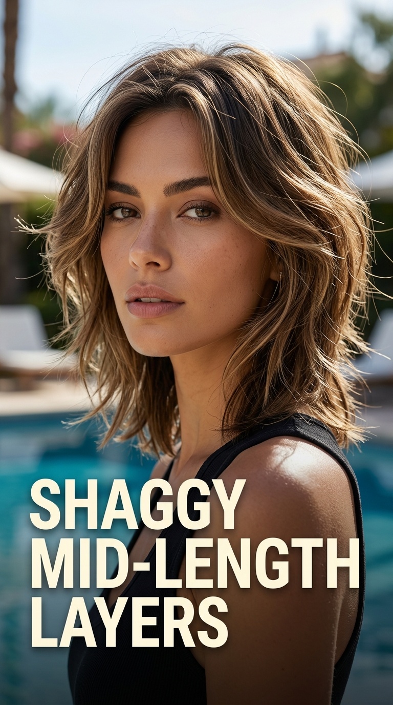 Shaggy Mid-Length Layers