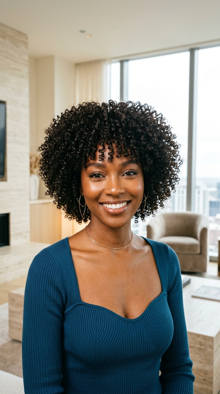Short Afro Curly Wig Styles