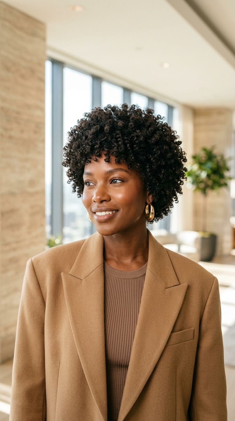 Short Afro Wig Black Women