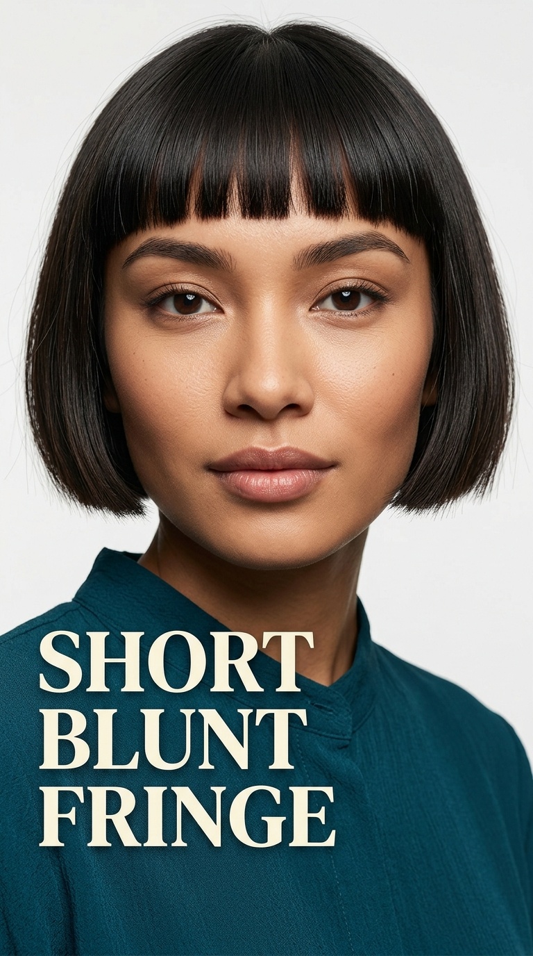 Short Blunt Fringe