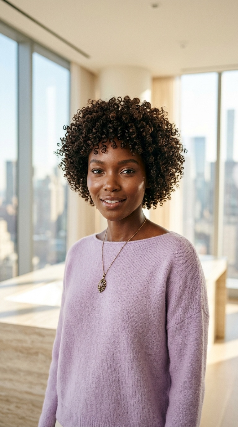 Short Curly Wig Black Women