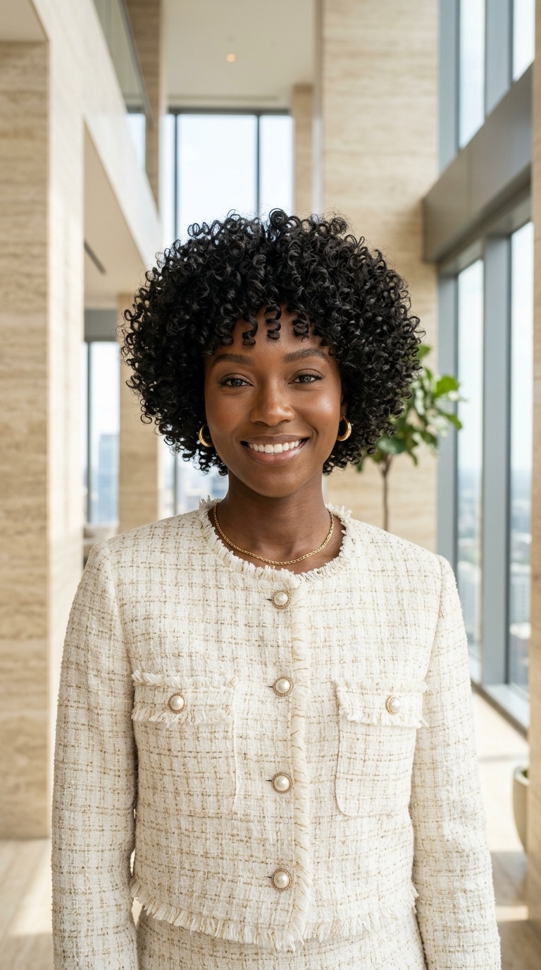 Short Curly Wigs Black Women