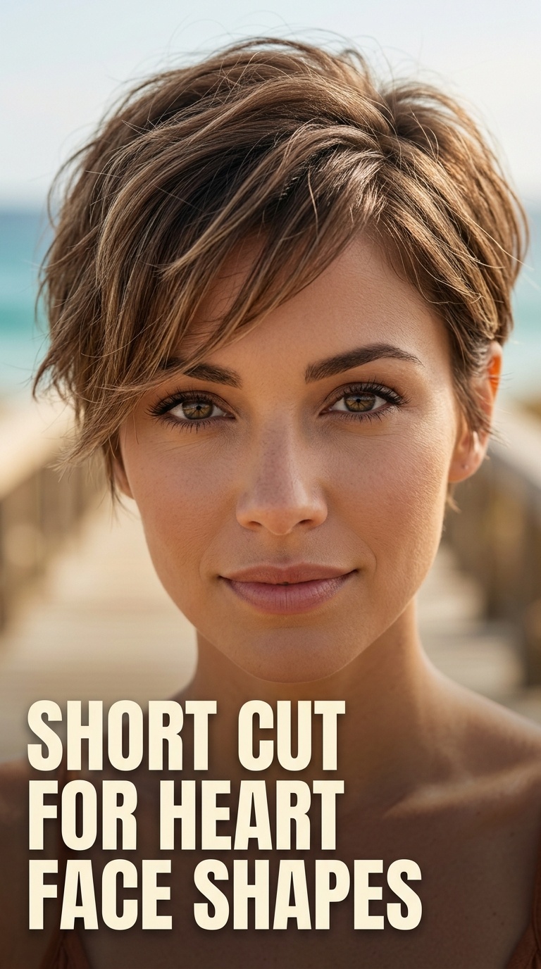 Short Cut for Heart Face Shapes