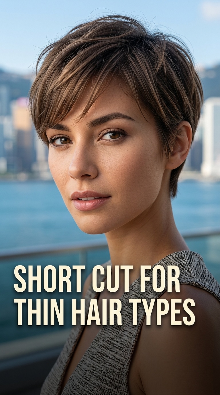 Short Cut for Thin Hair Types