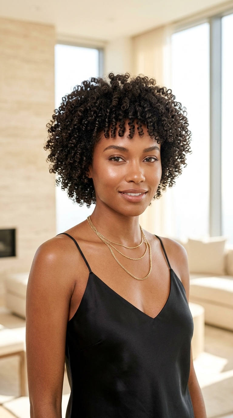 Short Kinky Curly Haircut