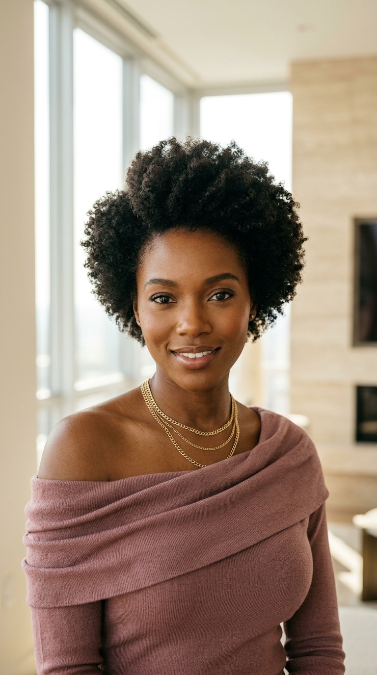 Short Natural Afro Hair