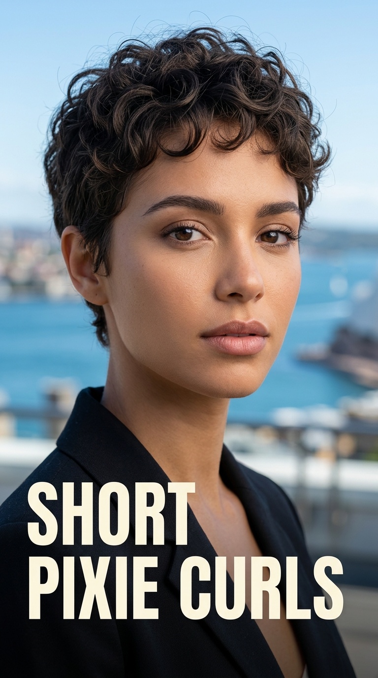 Short Pixie Curls