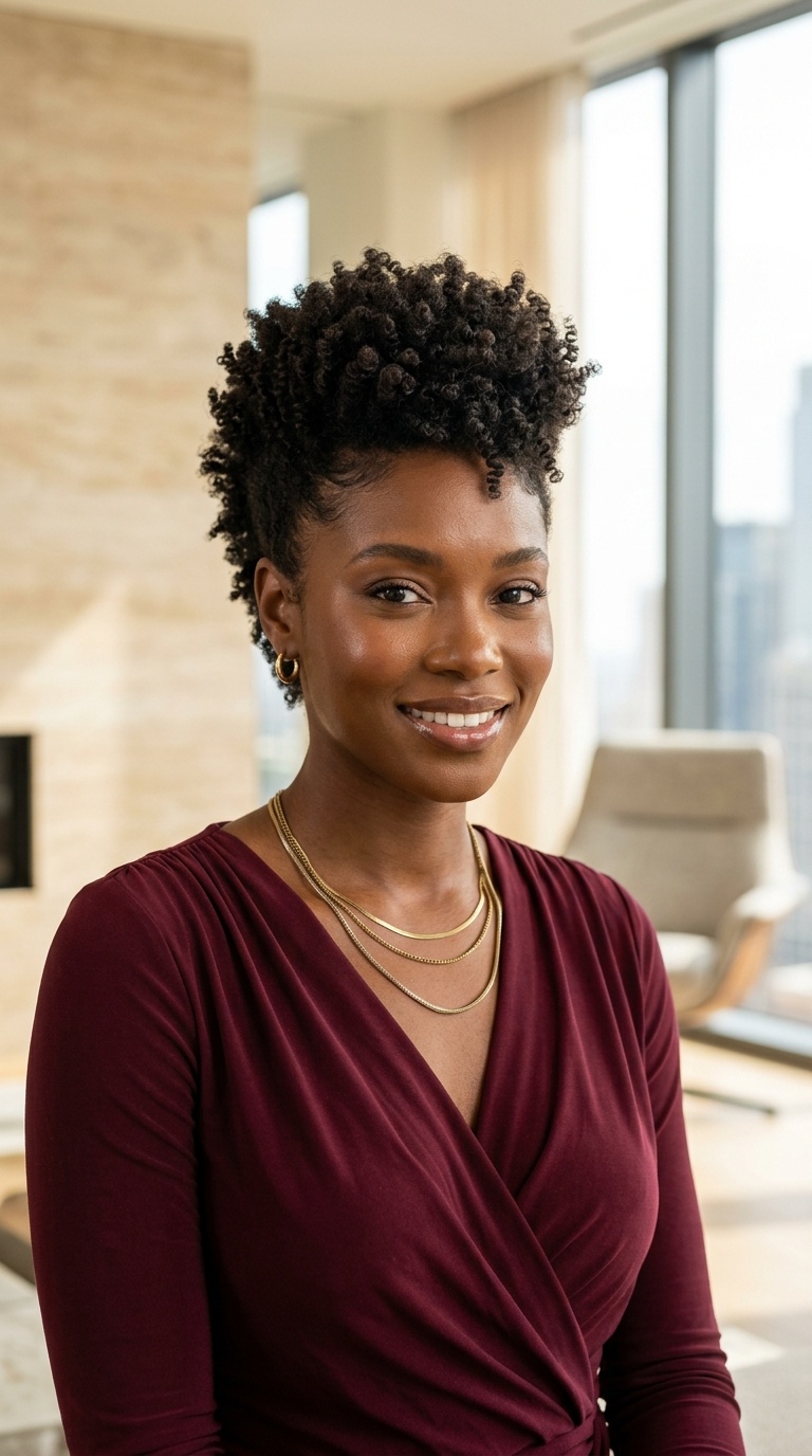 Short Tapered Frohawk Hairstyles