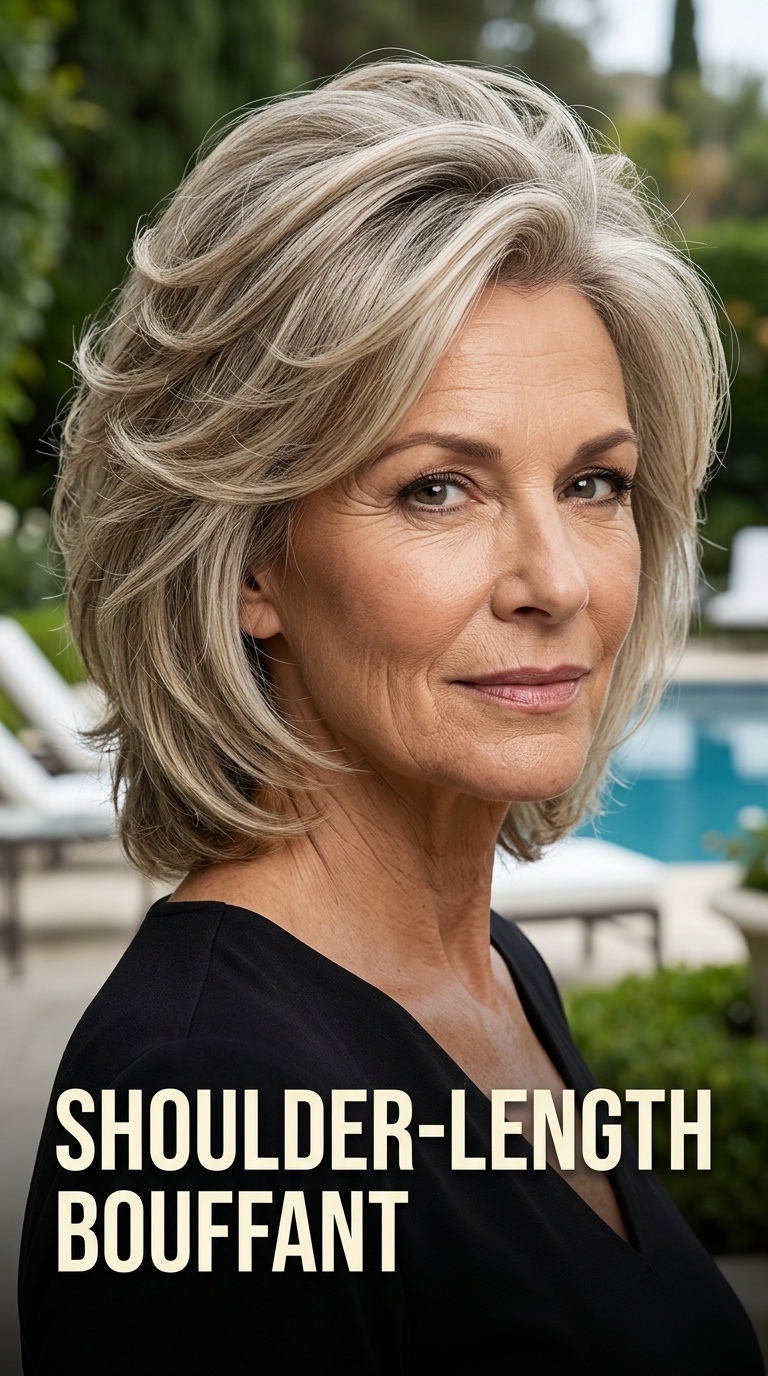 Shoulder-Length Bouffant
