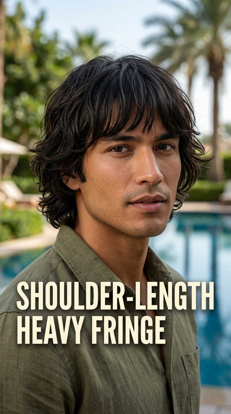 Shoulder-Length Heavy Fringe