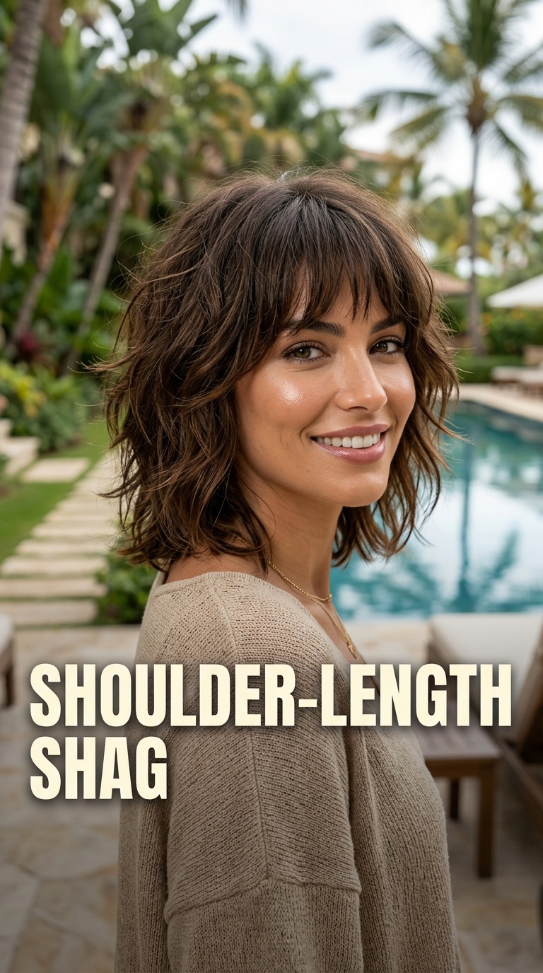 Shoulder-Length Shag