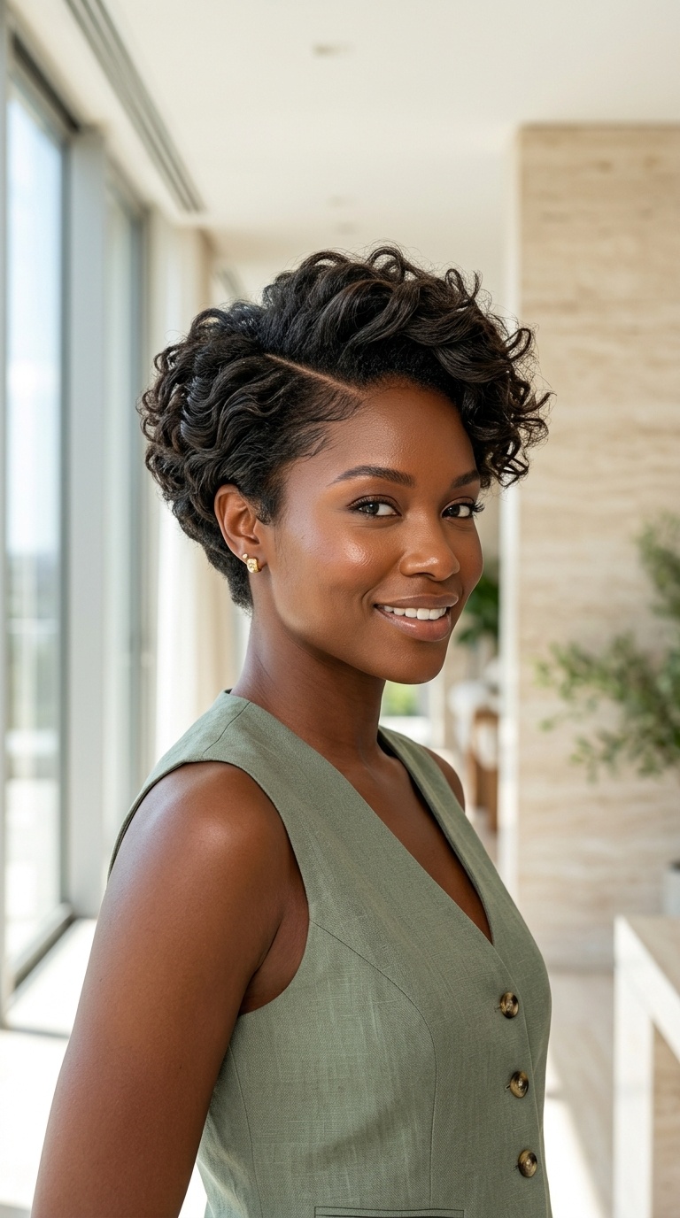 Side Part Short Haircut