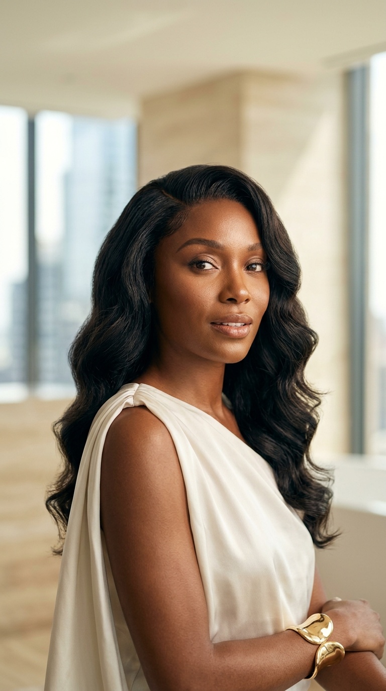 Side Part Weave Black Women