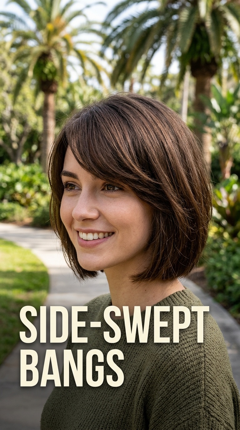 Side-Swept Bangs