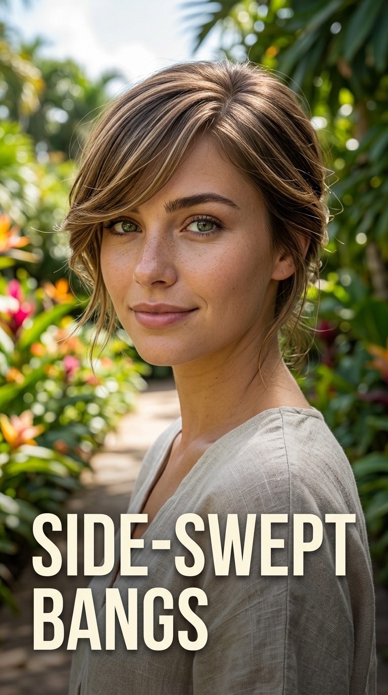 Side-Swept Bangs