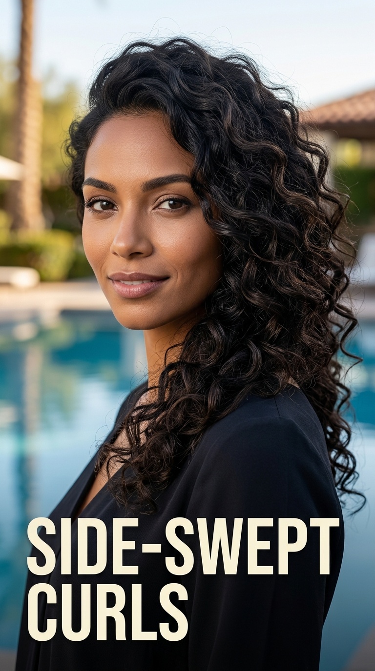 Side-Swept Curls