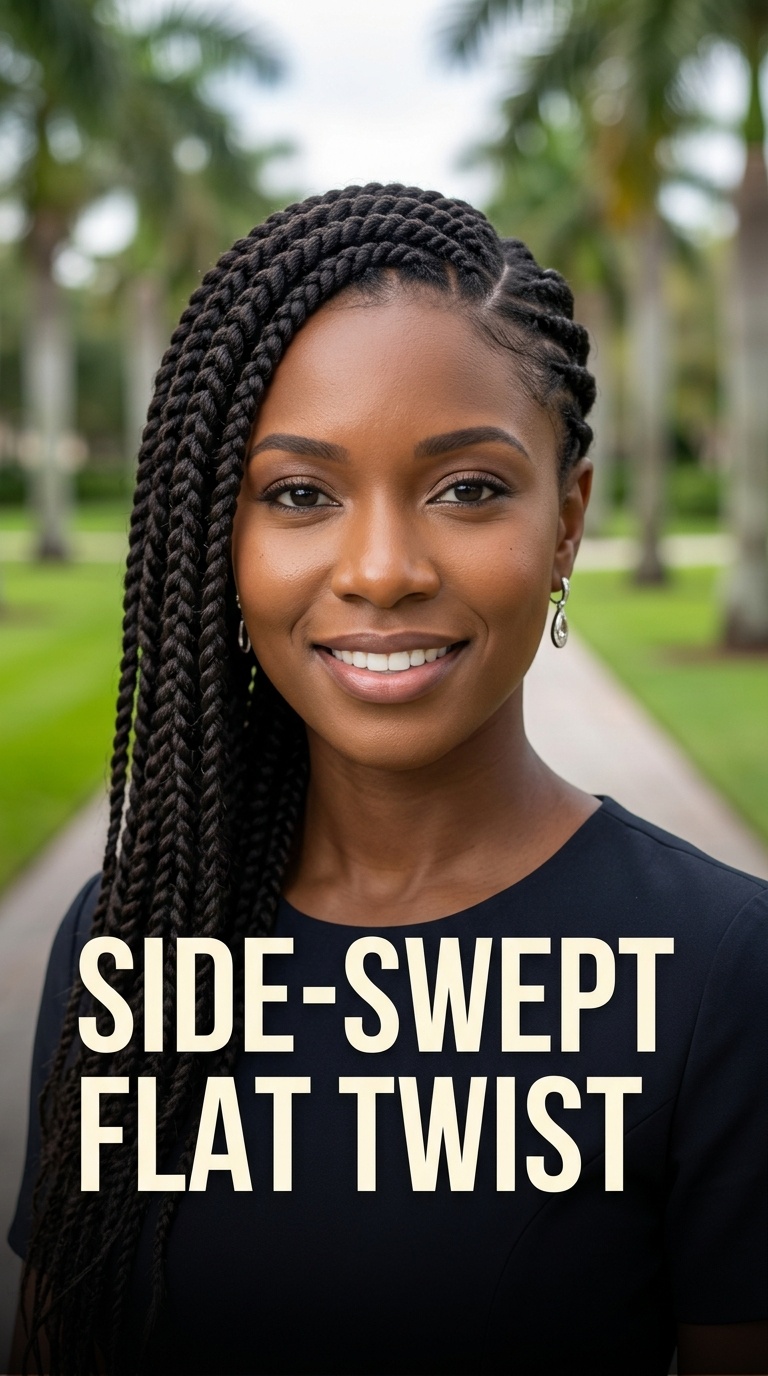 Side-Swept Flat Twist