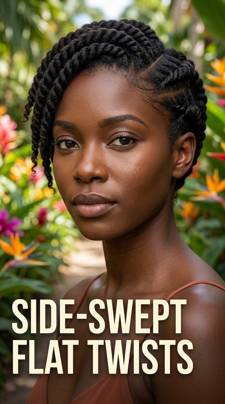 Side-Swept Flat Twists