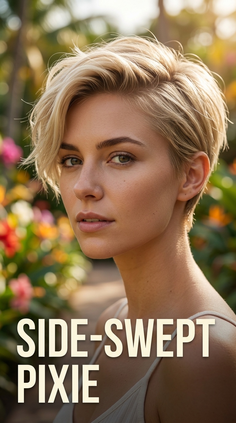 Side-Swept Pixie
