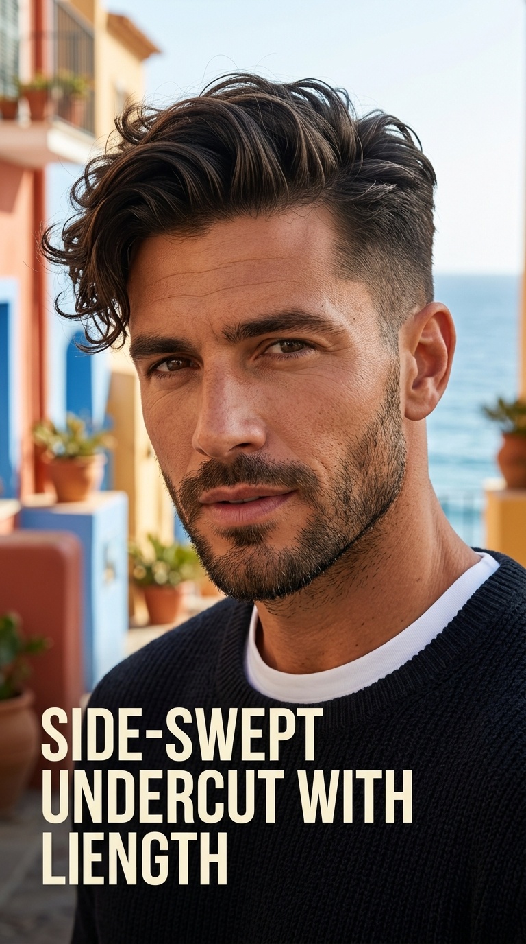 Side-Swept Undercut with Length