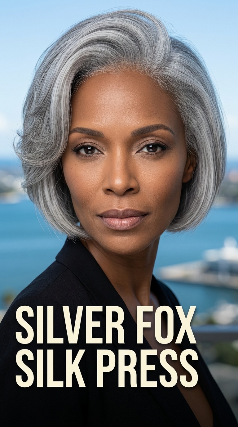 Silver Fox Silk Press
