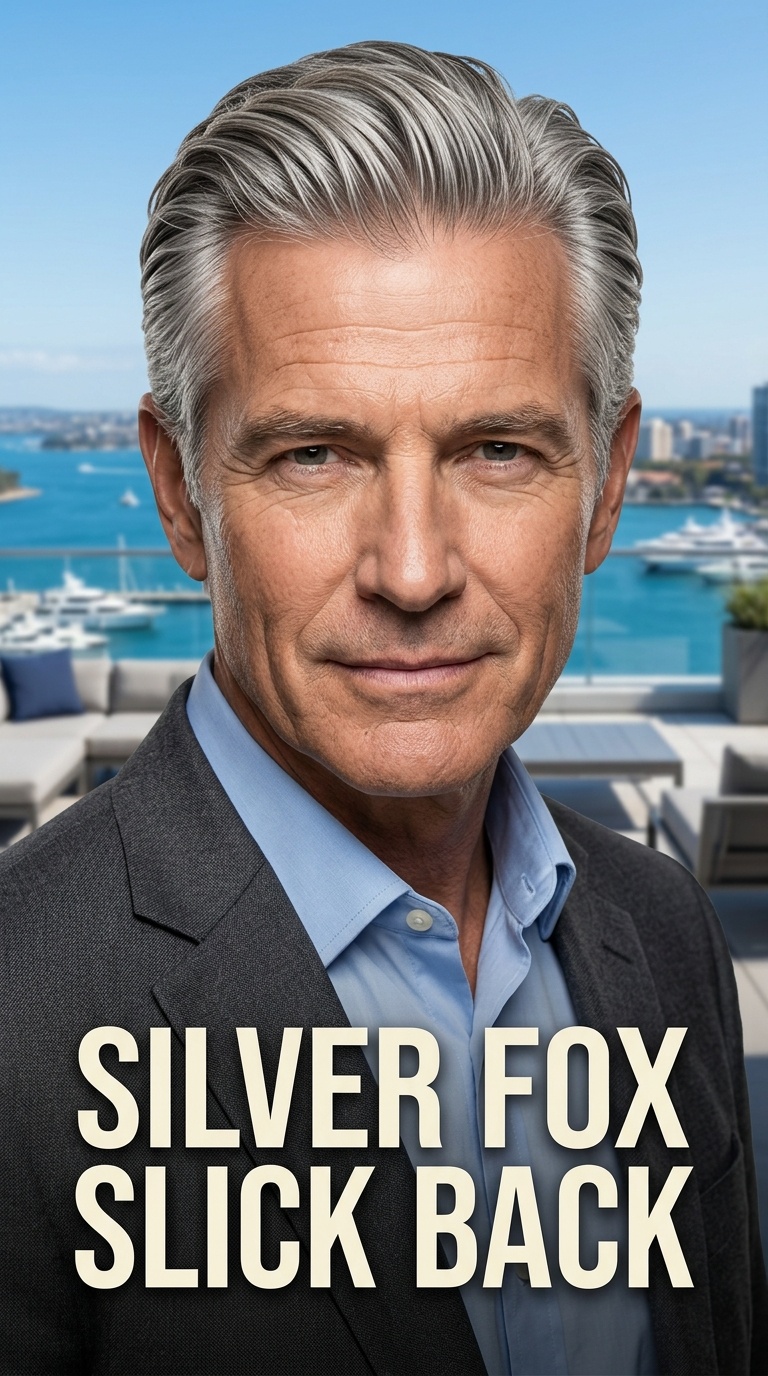 Silver Fox Slick Back