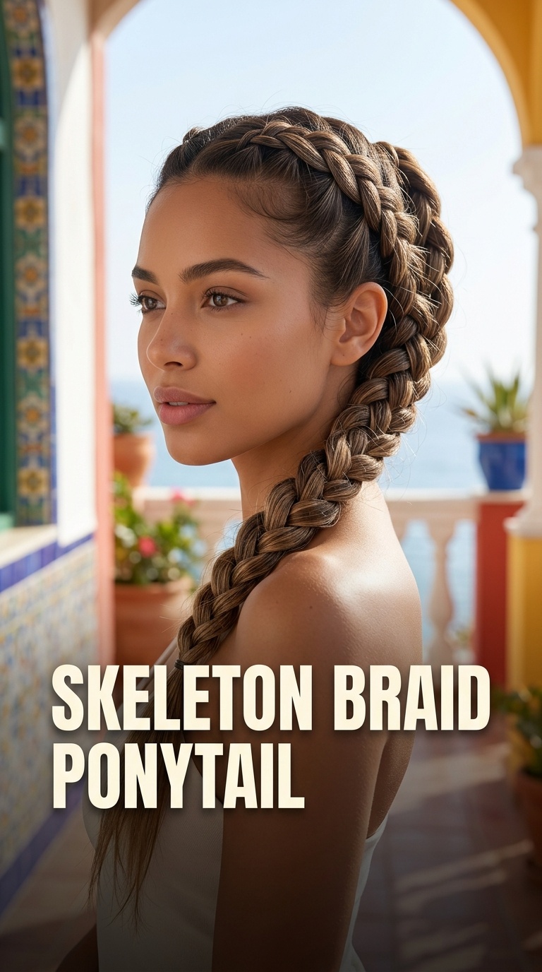 Skeleton Braid Ponytail