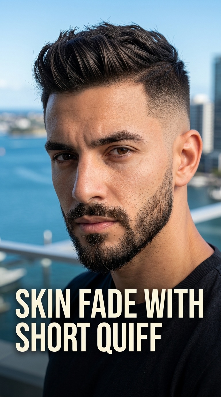 Skin Fade with Short Quiff