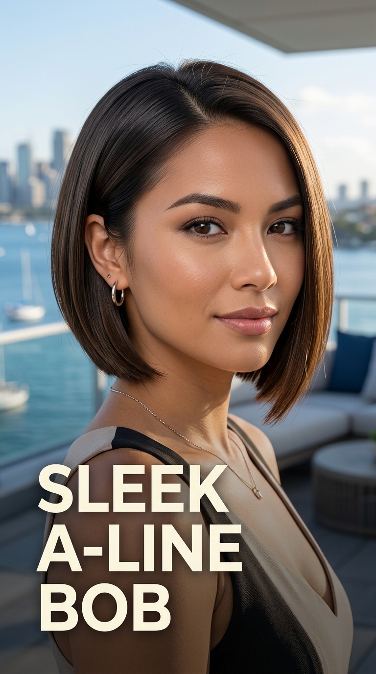 Sleek A-Line Bob