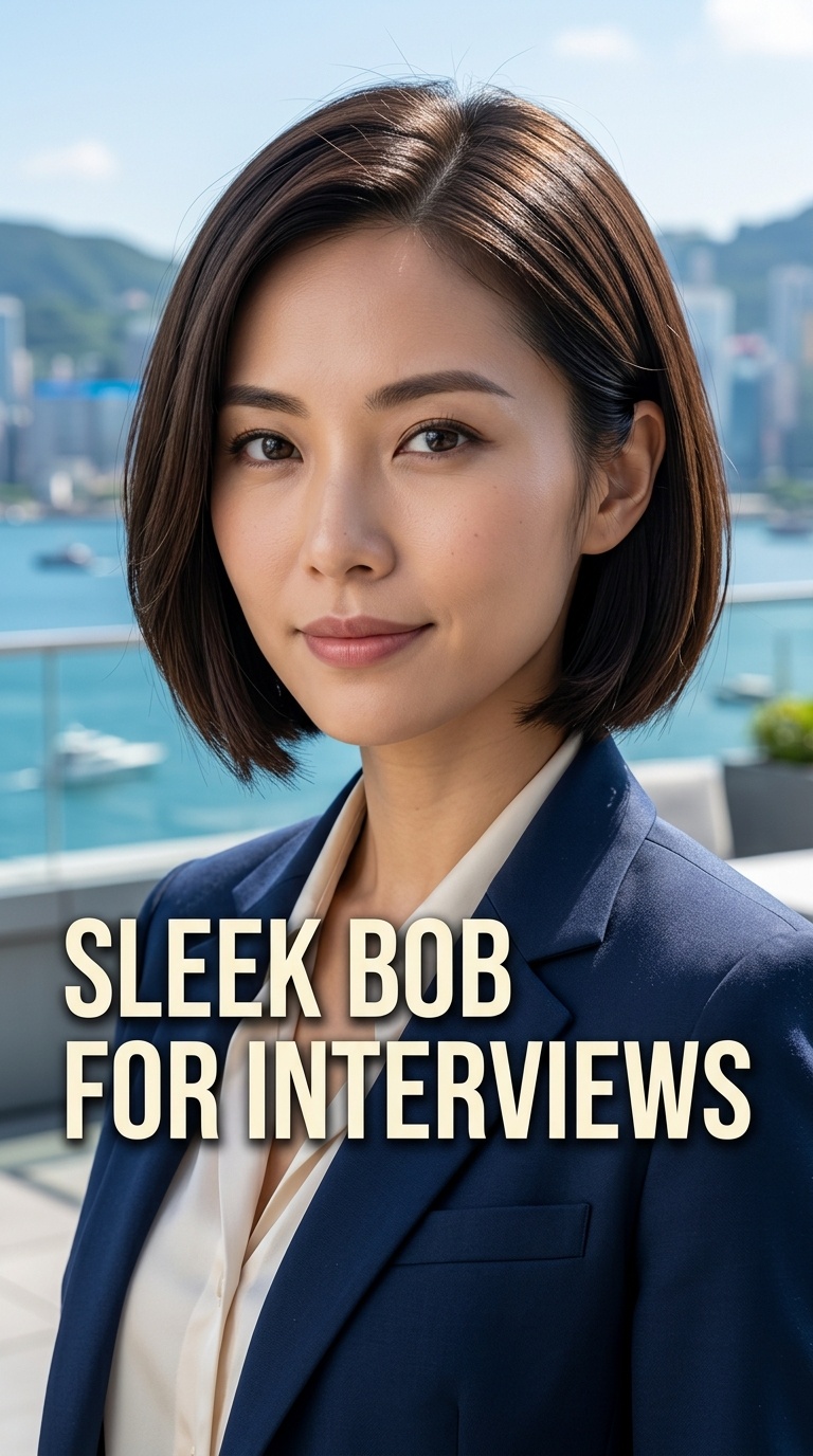 Sleek Bob for Interviews