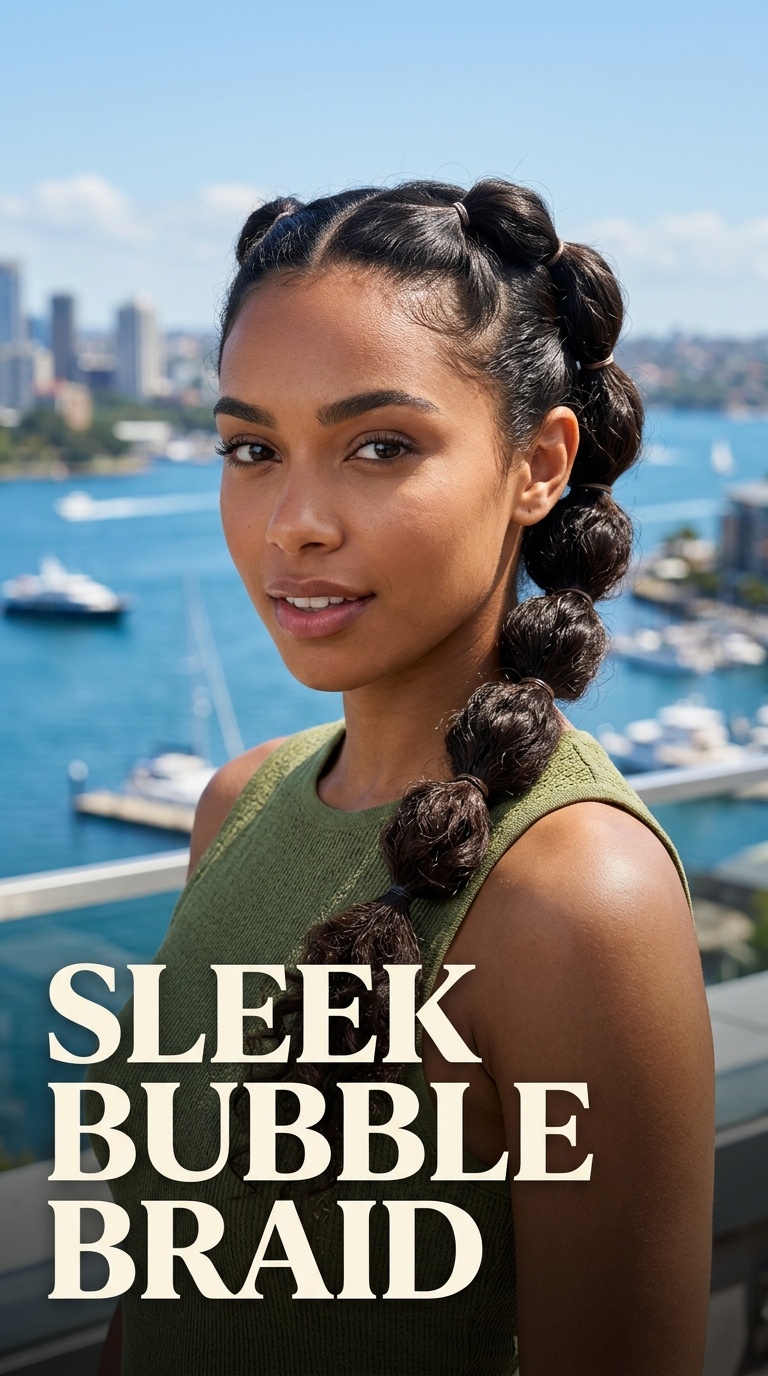 Sleek Bubble Braid