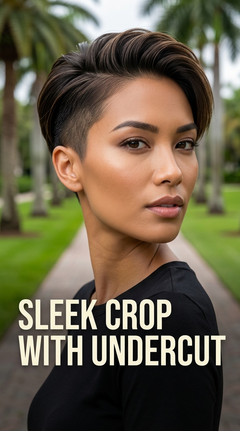 Sleek Crop with Undercut