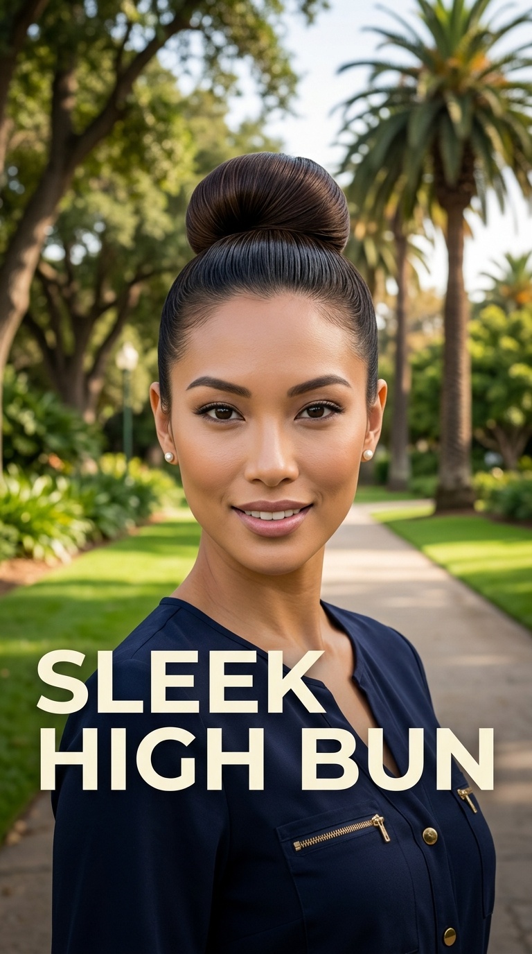 Sleek High Bun