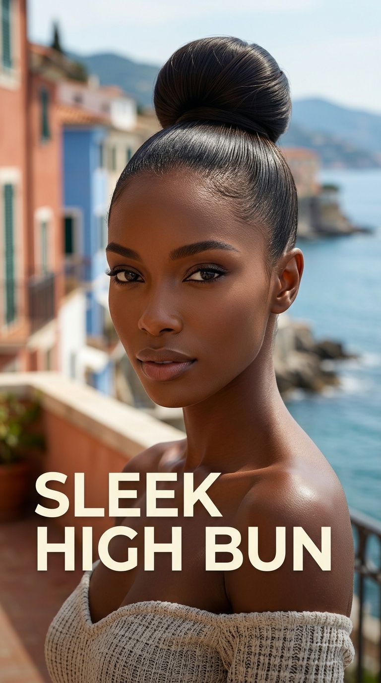 Sleek High Bun