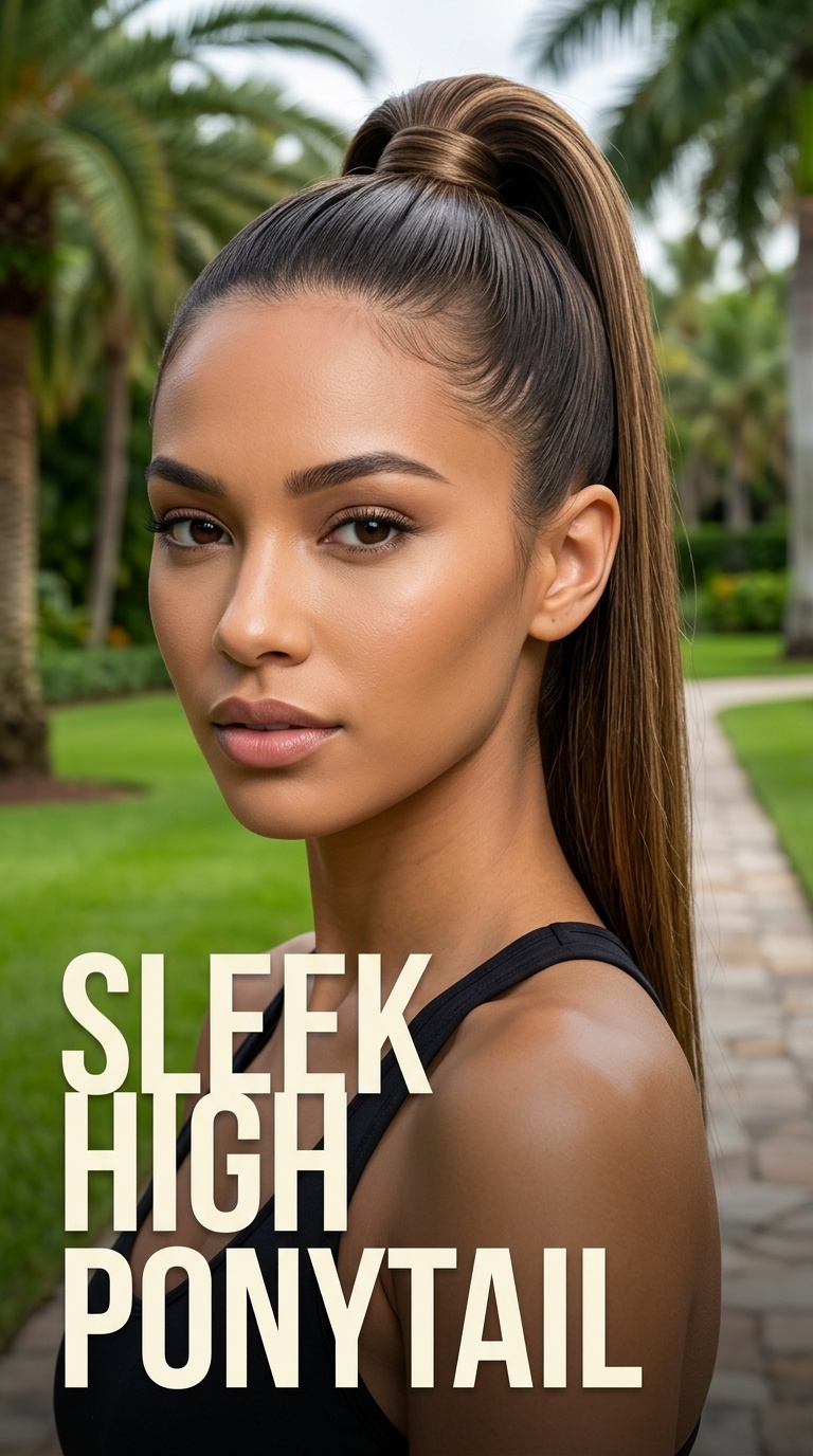Sleek High Ponytail