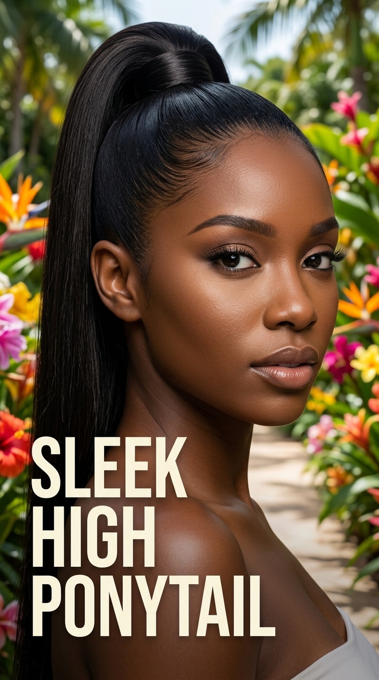 Sleek High Ponytail