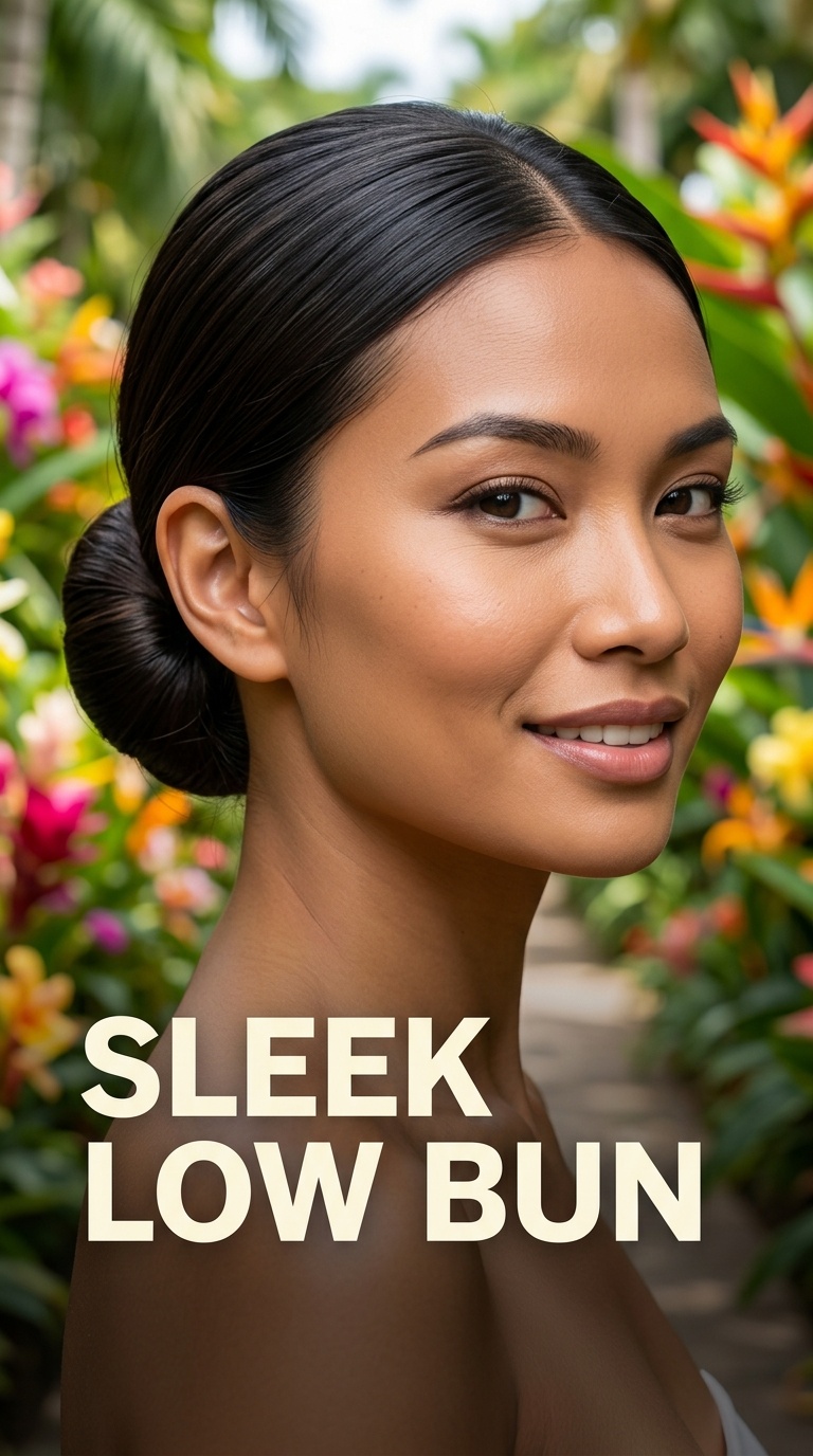 Sleek Low Bun