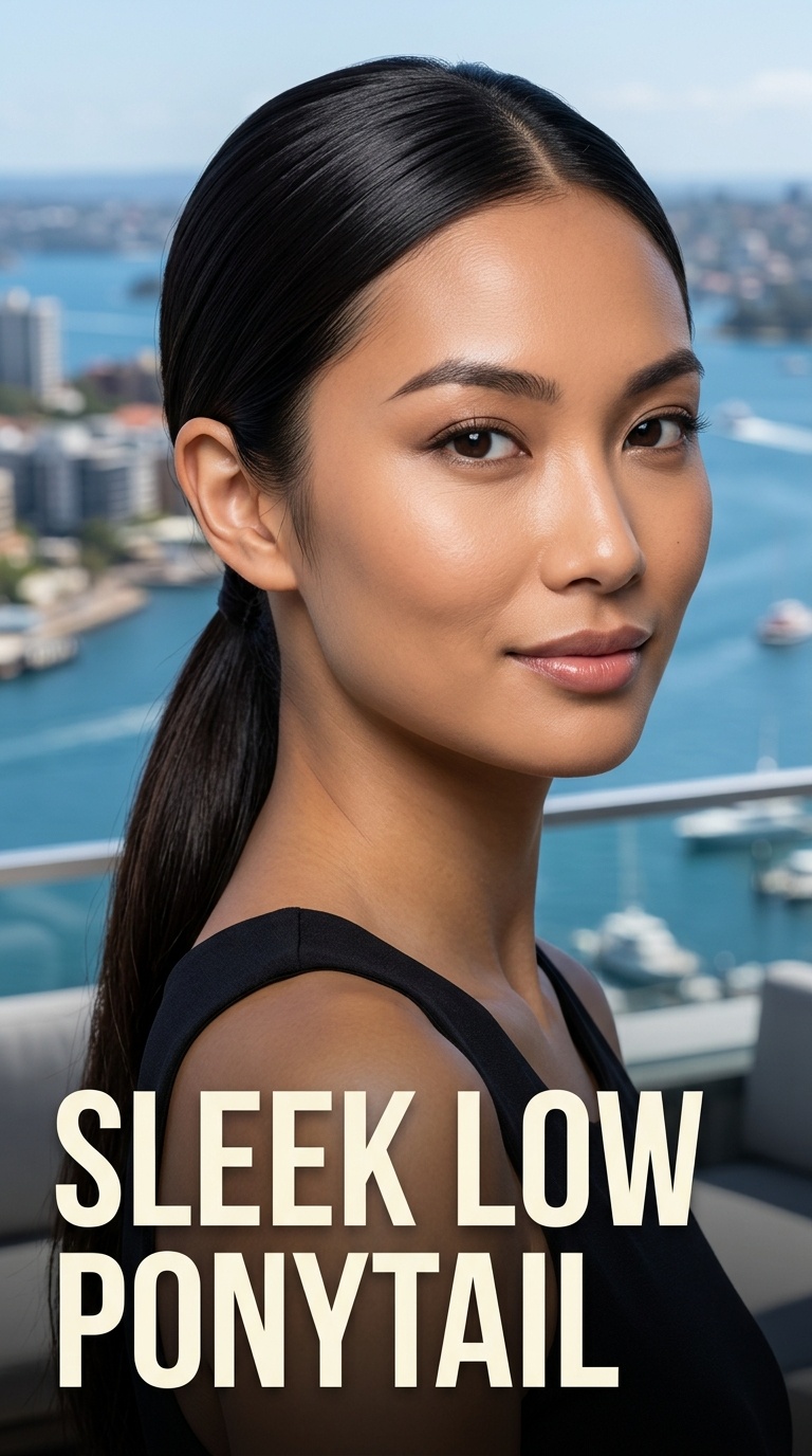 Sleek Low Ponytail