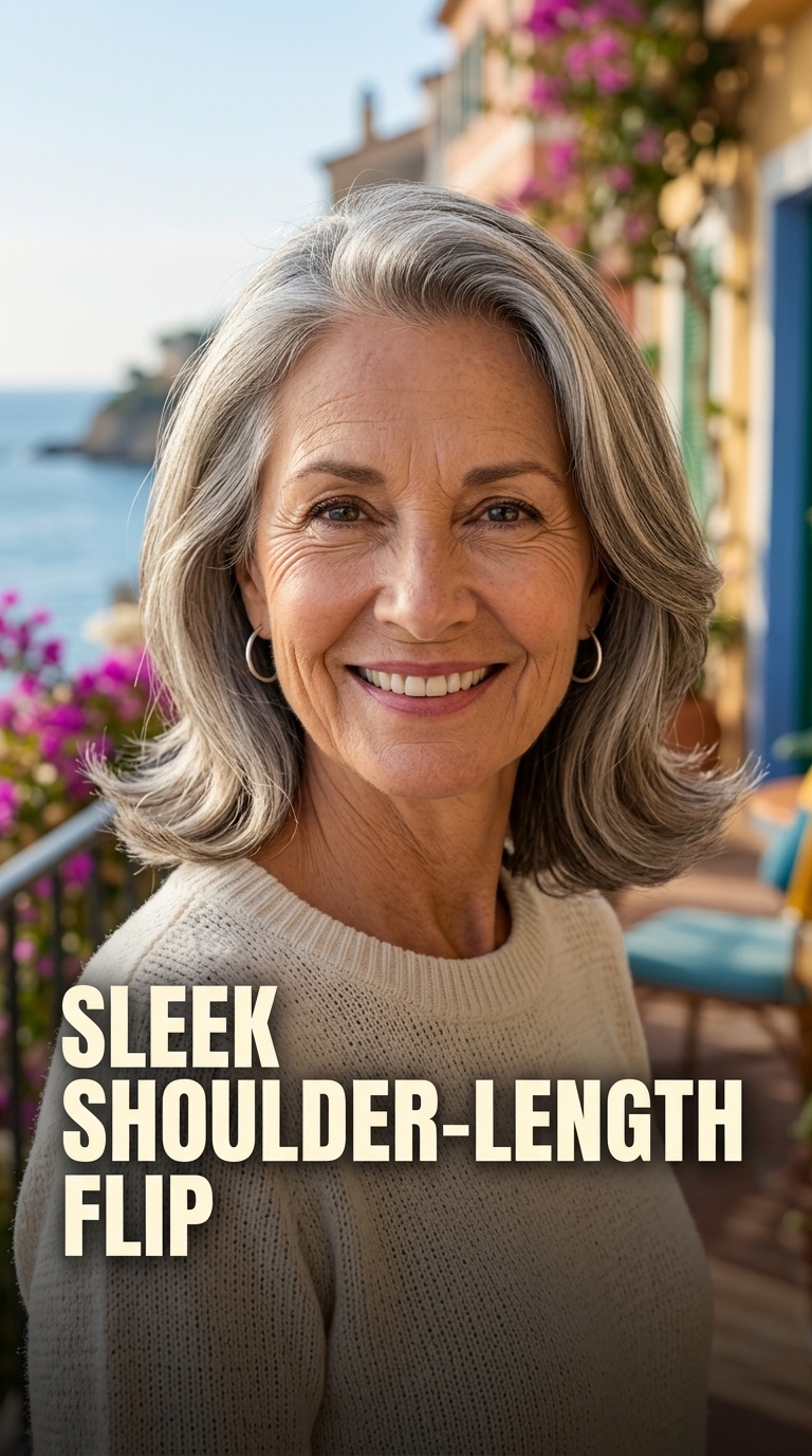 Sleek Shoulder-Length Flip