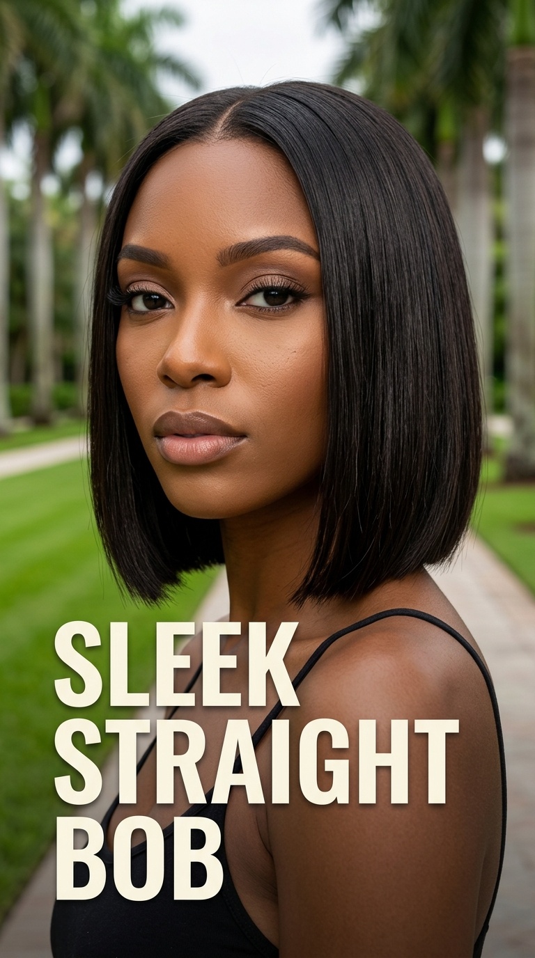 Sleek Straight Bob
