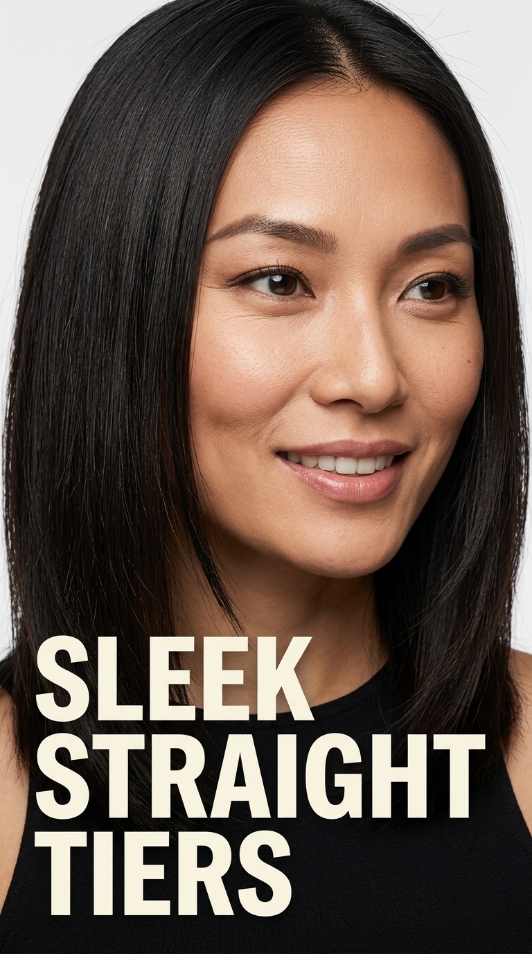 Sleek Straight Tiers